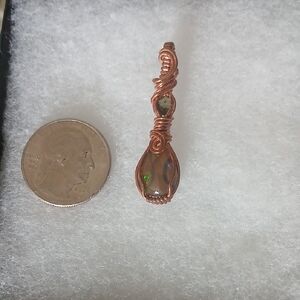 Handcrafted Copper Wire Wrapped Pendant